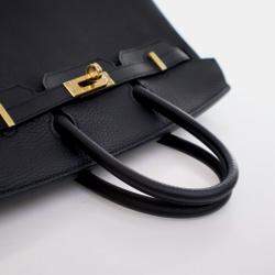 Hermes Birkin 25 Black Togo  Bag