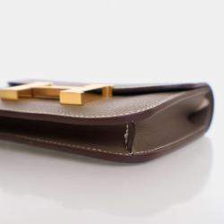 Hermes Constance Slim Etoupe Evercolor Wallet