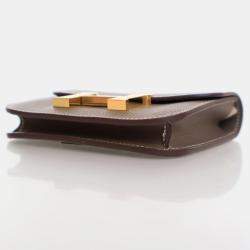 Hermes Constance Slim Etoupe Evercolor Wallet