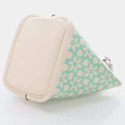 Hermes Daisy Picotin 14 Nata Vert Blanc Swift Lucky Bag