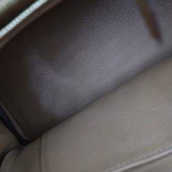 Hermes Birkin 25 Biscuit Togo Leather Bag