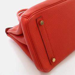 Hermes Birkin 30 Capucine Togo Leather Tote Bag