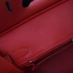 Hermes Birkin 30 Capucine Togo Leather Tote Bag