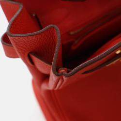 Hermes Birkin 30 Capucine Togo Leather Tote Bag