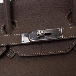 Hermes Birkin 35 Etoupe Togo Tote Bag