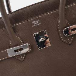 Hermes Birkin 35 Etoupe Togo Tote Bag