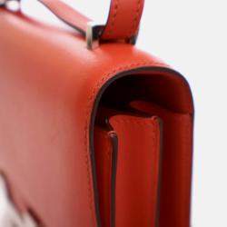 Hermes Mini Constance 18 Rouge Tomate Swift Bag