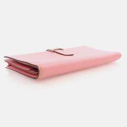 Hermes Bearn Pink Mysore Chevre Wallet