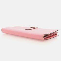 Hermes Bearn Pink Mysore Chevre Wallet