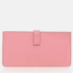 Hermes Bearn Pink Mysore Chevre Wallet