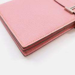 Hermes Bearn Pink Mysore Chevre Wallet