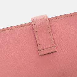 Hermes Bearn Pink Mysore Chevre Wallet