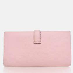 Hermes Bearn Rose Sakura Chevre Wallet
