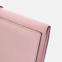Hermes Bearn Rose Sakura Chevre Wallet