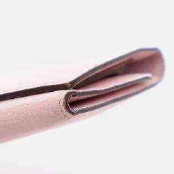 Hermes Bearn Rose Sakura Chevre Wallet