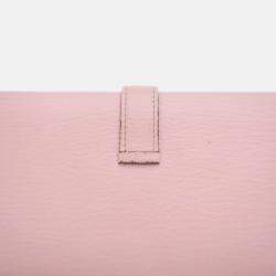 Hermes Bearn Rose Sakura Chevre Wallet