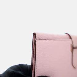 Hermes Bearn Rose Sakura Chevre Wallet