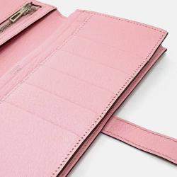 Hermes Long Pink Leather Wallet