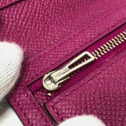 Hermes  Rose Purple Folded Wallet