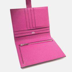 Hermes  Rose Purple Folded Wallet
