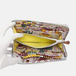 Hermes Azap Silk In La Patisserie Francaise Blue Brume Swift Long Wallet