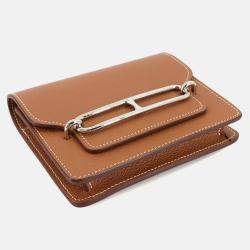 Hermes Roulis Evercolor Gold Slim Bi-Fold Wallet