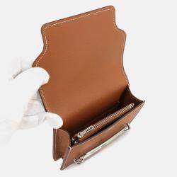 Hermes Roulis Evercolor Gold Slim Bi-Fold Wallet