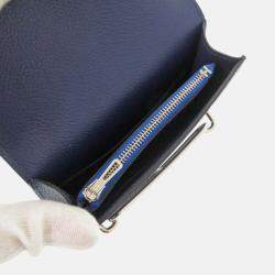 Hermes Lauris Evercolor Blue Saphir Zephyr Coin Case