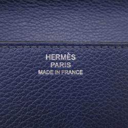 Hermes Lauris Evercolor Blue Saphir Zephyr Coin Case