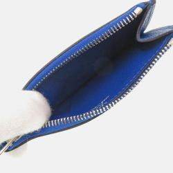 Hermes Lauris Evercolor Blue Saphir Zephyr Coin Case