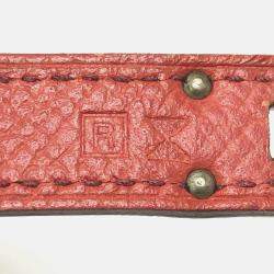 Hermes Long Leather Pink Long Wallet