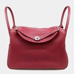 Hermes Lindy 34 Red Leather bag