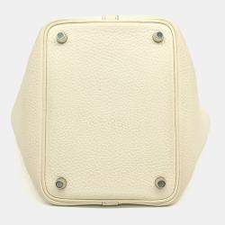 Hermes Beige Leather Rock Picotan 18 bag