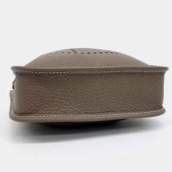 Hermes Evelyn 16 Brown Grey Leather Bag
