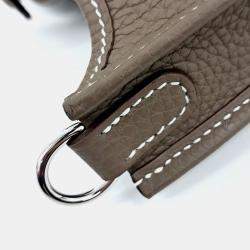 Hermes Evelyn 16 Brown Grey Leather Bag