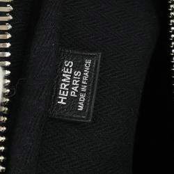 Hermes Arion 50 Black Taurillon Novillo Travel Handbag
