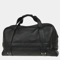 Hermes Arion 50 Black Taurillon Novillo Travel Handbag