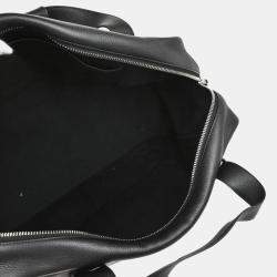 Hermes Arion 50 Black Taurillon Novillo Travel Handbag