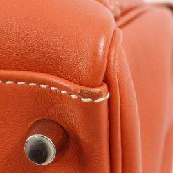 Hermes Kelly 35 Ghillies Retourne Sanguine Grand H Swift Handbag