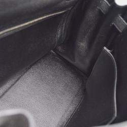 Hermes Kelly 32 Retourne Black Togo Handbag