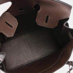 Pre Owned Hermes Birkin 30 Chocolat Togo Handbag 