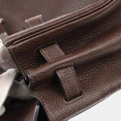 Pre Owned Hermes Birkin 30 Chocolat Togo Handbag 