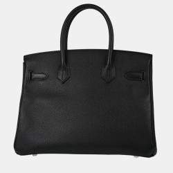 Hermes Birkin 30 Black Epsom Handbag