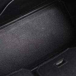 Hermes Birkin 30 Black Epsom Handbag