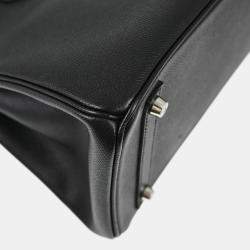 Hermes Birkin 30 Black Epsom Handbag