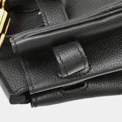 Hermes Birkin 30 Black Togo Leather Handbag