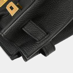 Hermes Birkin 30  Black Togo Handbag
