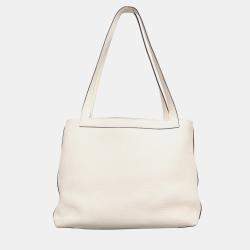 Hermes  Cabasellier 31  Nata Clemence Leather Tote Bag