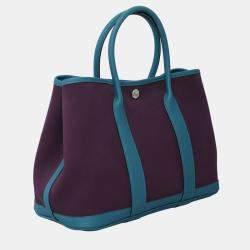 Hermes Canvas Garden Party 30 Bag