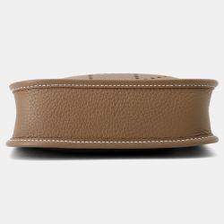 Hermes Evelyne Amazon Long Etoupe/Blue Indigo Taurillon In Clemence Size TPM